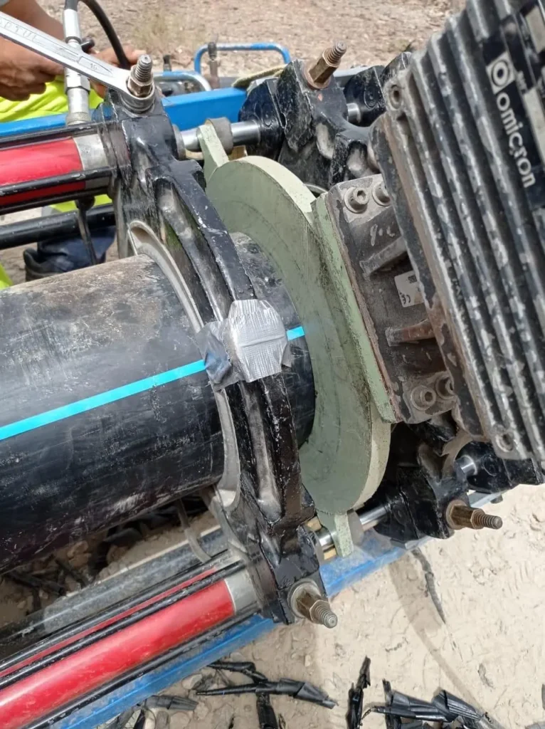Soudure PEHD sur chantier